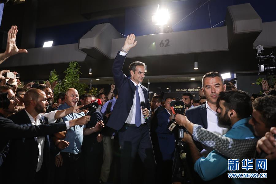 （國際）（2）希臘反對黨新民主黨贏得議會(huì)選舉